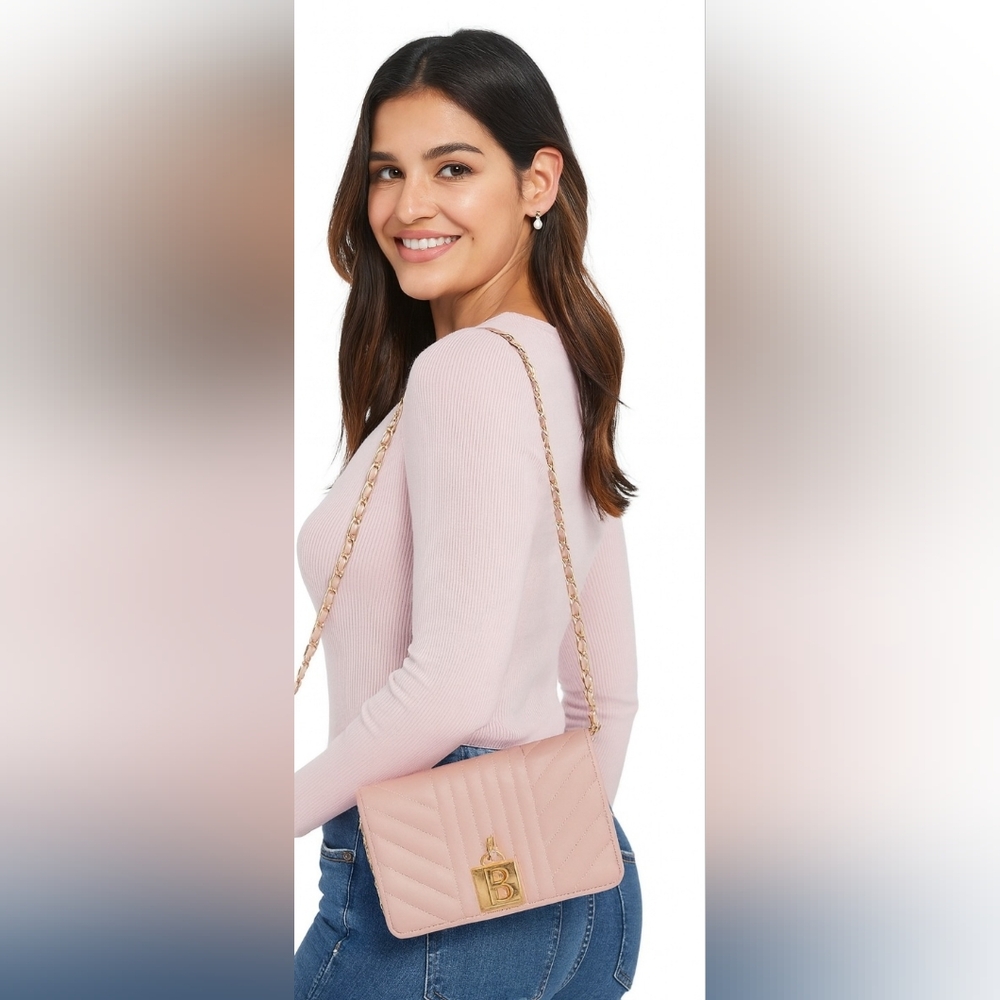 New Crossbody Bag Pink Purse Bebe Nwt